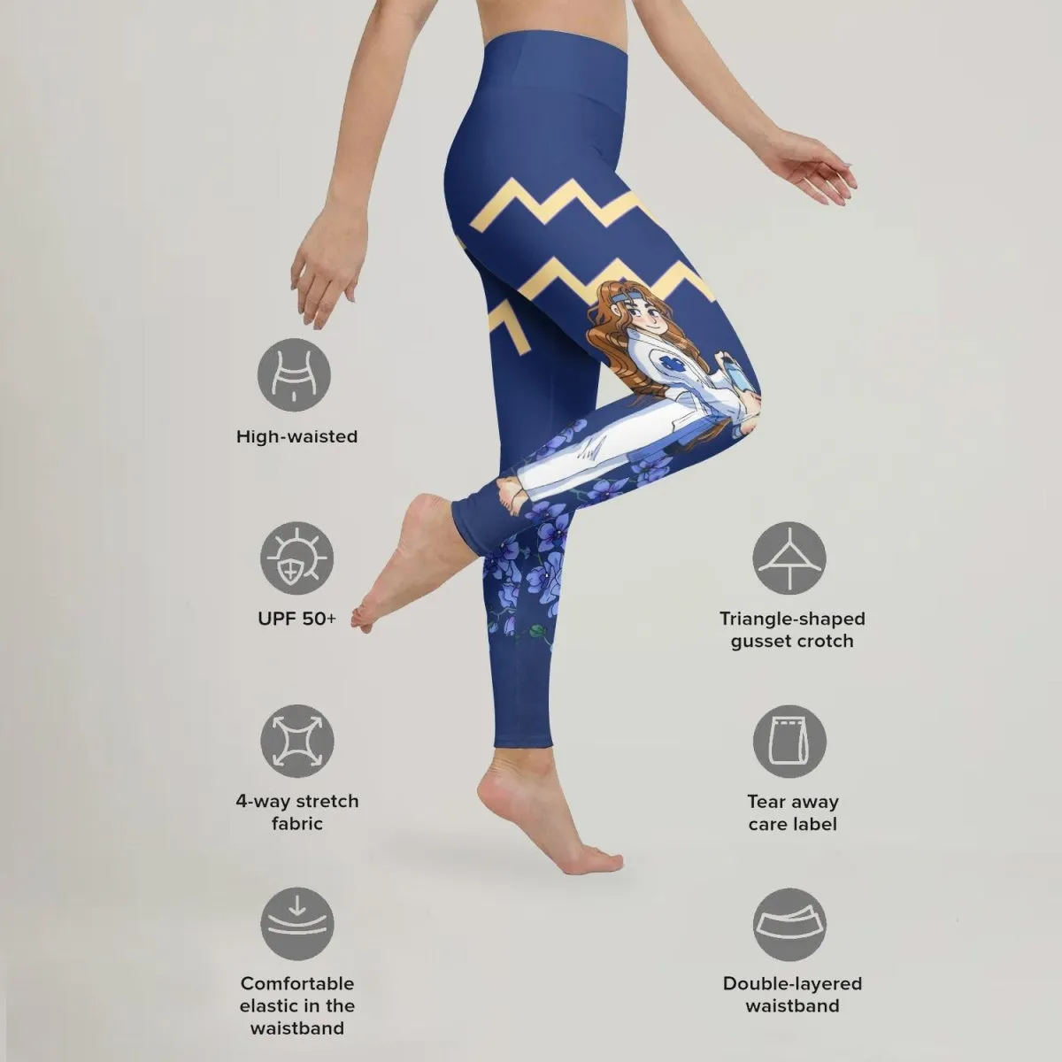 Aquarius Mom Fighter Leggings