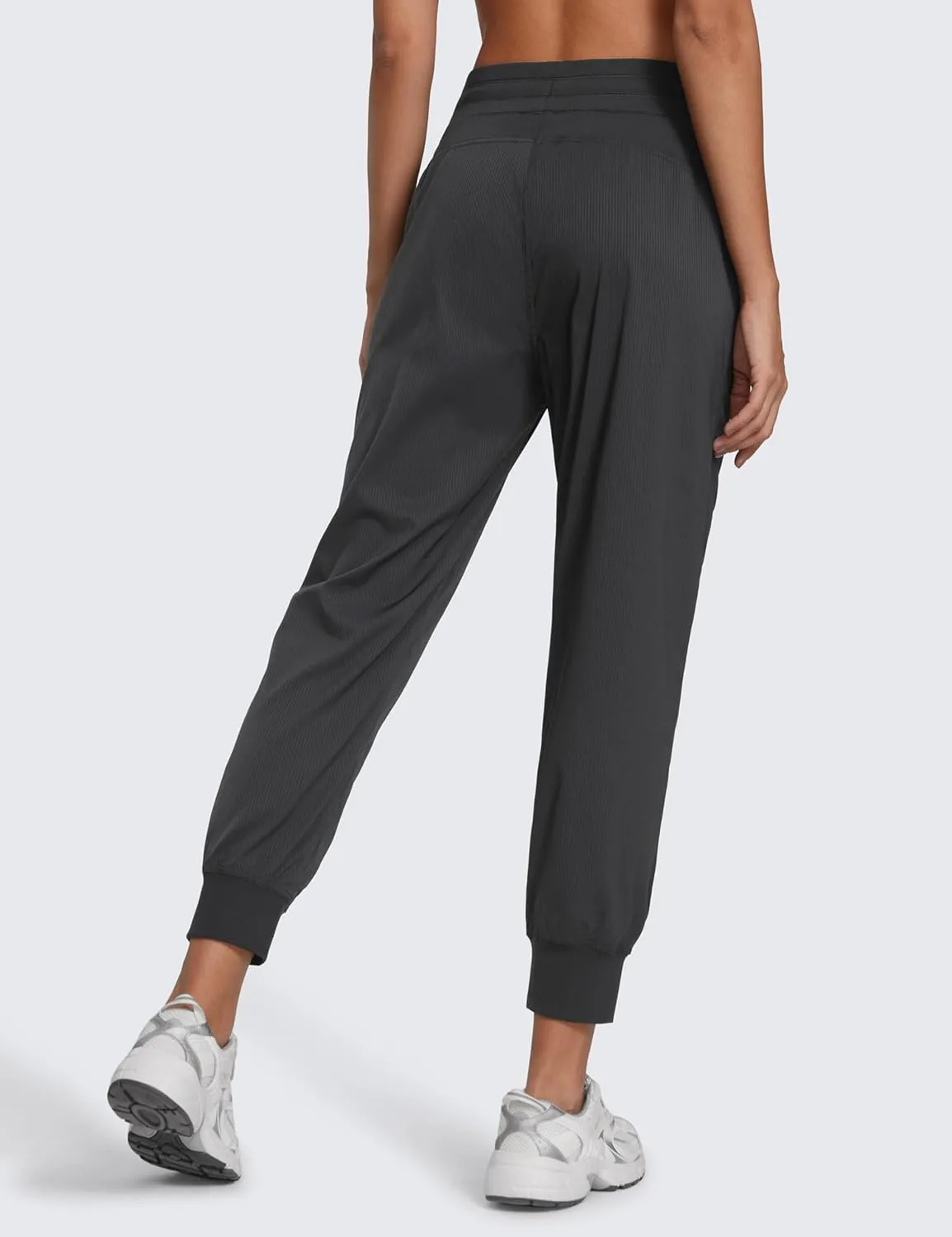 CRZ YOGA Lightweight Workout Joggers for Women 26" High Waisted Outdoor Running Casual Track Pants with Pockets
