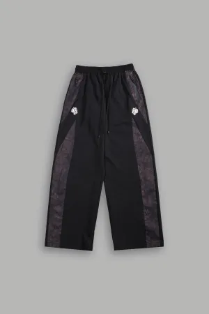 Dual Brolic Unisex Track Pants in Black Driftwood Forest Camo