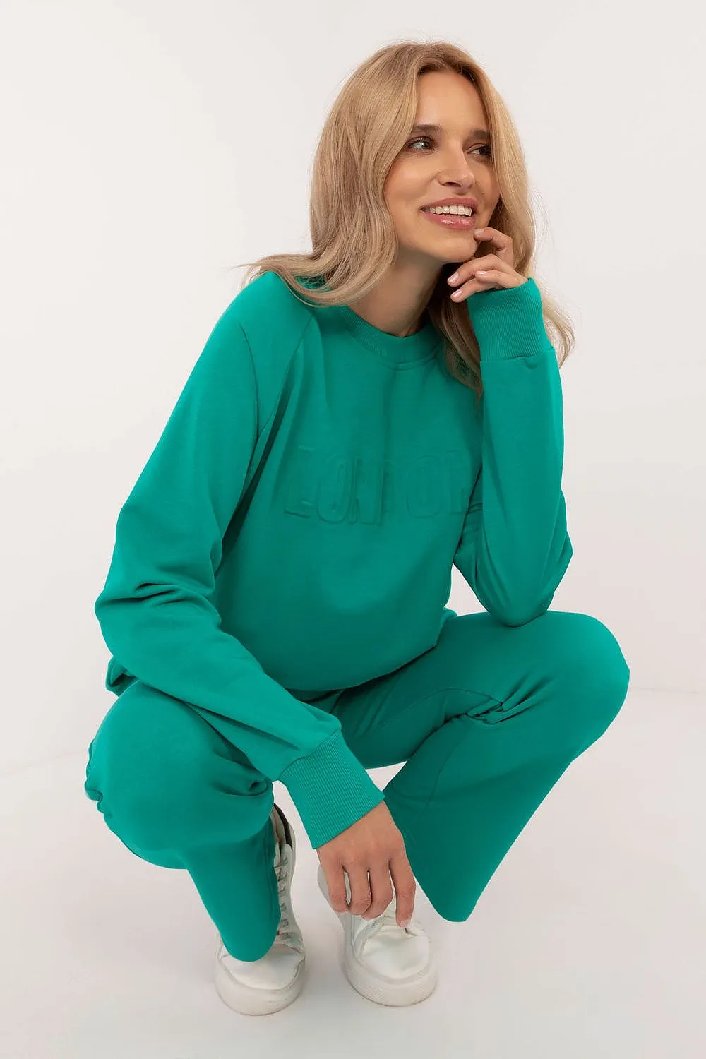 Factory Price London Embossed Sweatpant Two Piece Lounge Set
