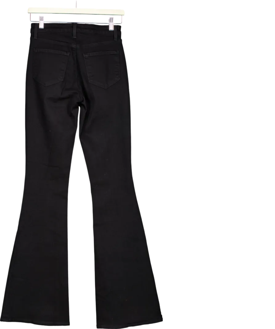 L'agence Black Bell High Rise Flare Jeans W25