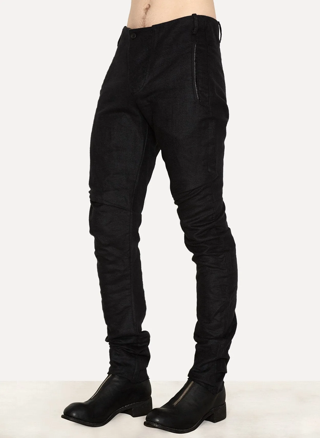Linen Moleskin Slim Cut Pant