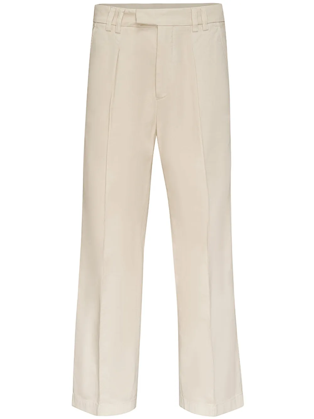 Mid Waist Cotton Pants