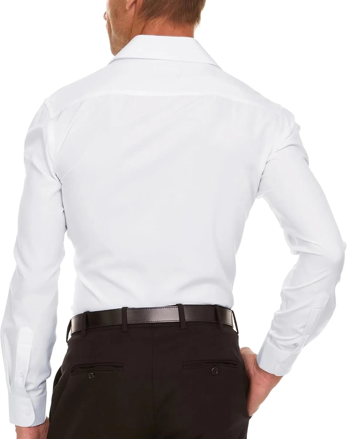 Nautica Slim Fit Mens Dress Shirts Long Sleeve Button Down Wrinkle Free Formal 4-Way Stretch