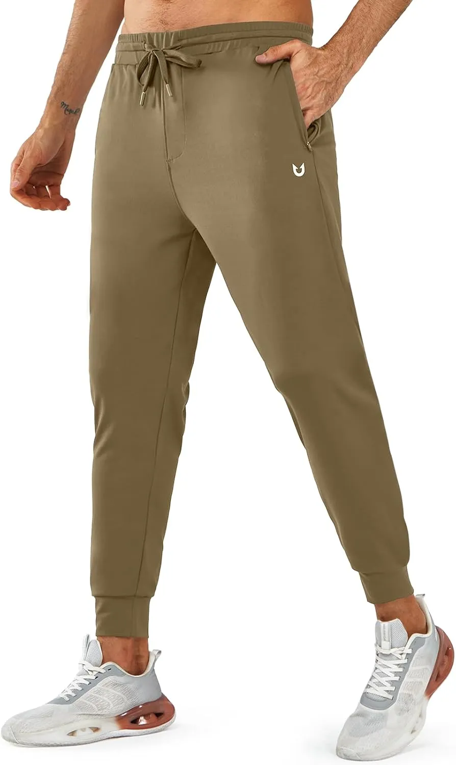 NORTHYARD Men's Joggers Pants with Zipper Pockets Lightweight Sweatpants Athletic Running Workout Track Pants for Men