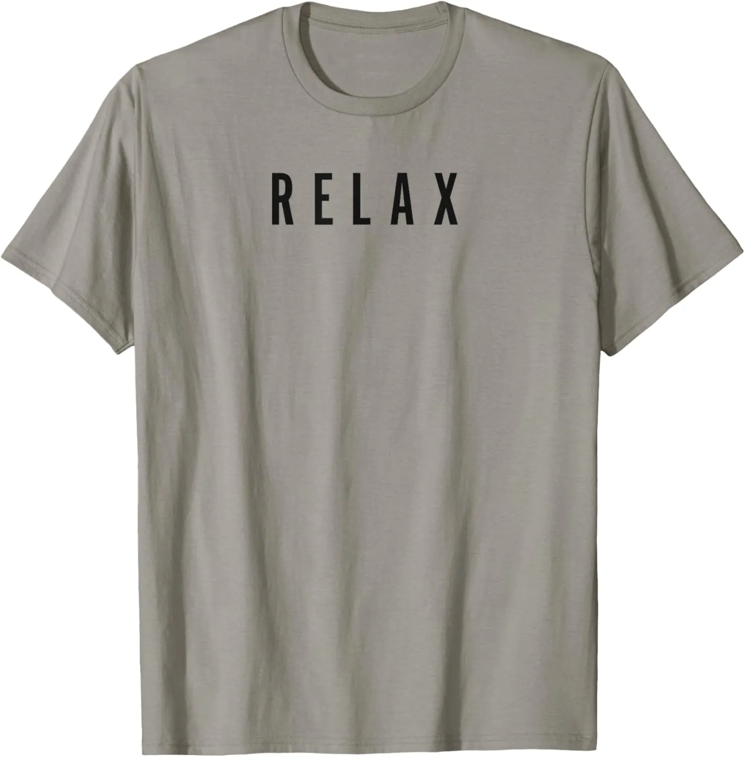 Relax Inspirational Saying Positive Message Trendy Yoga Tee T-Shirt
