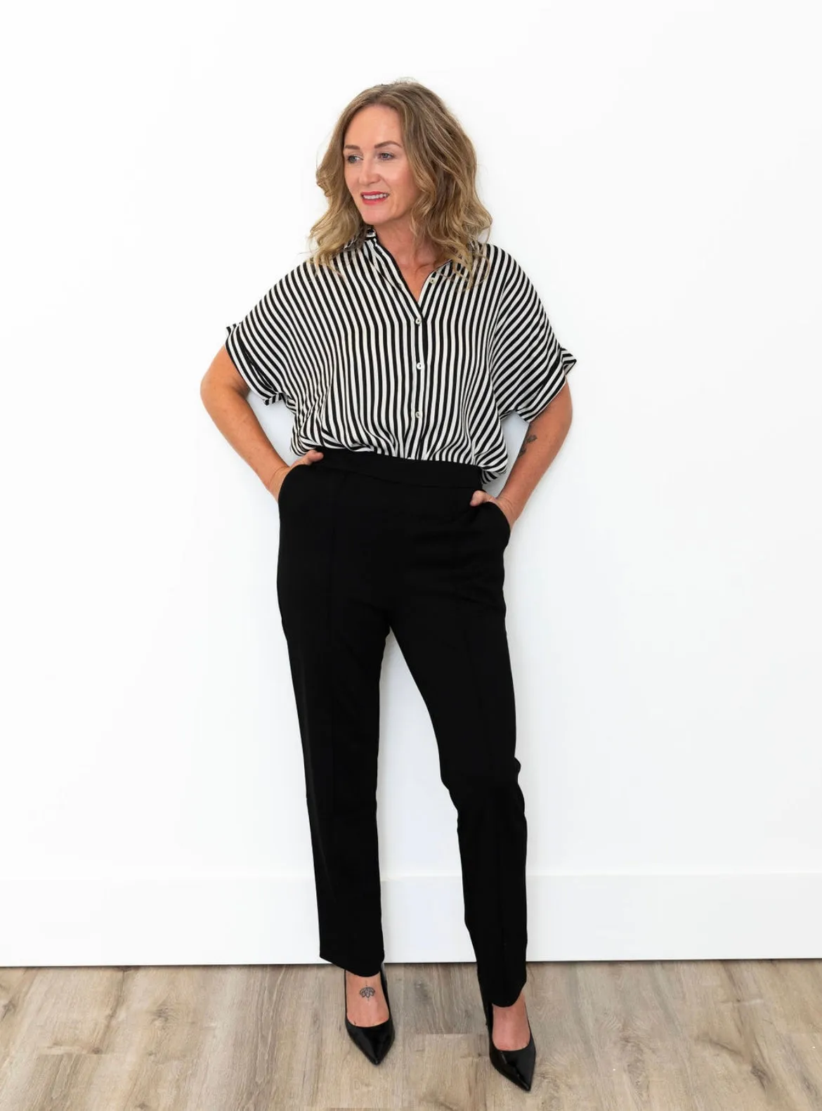 Relaxed Dress Pants - Black