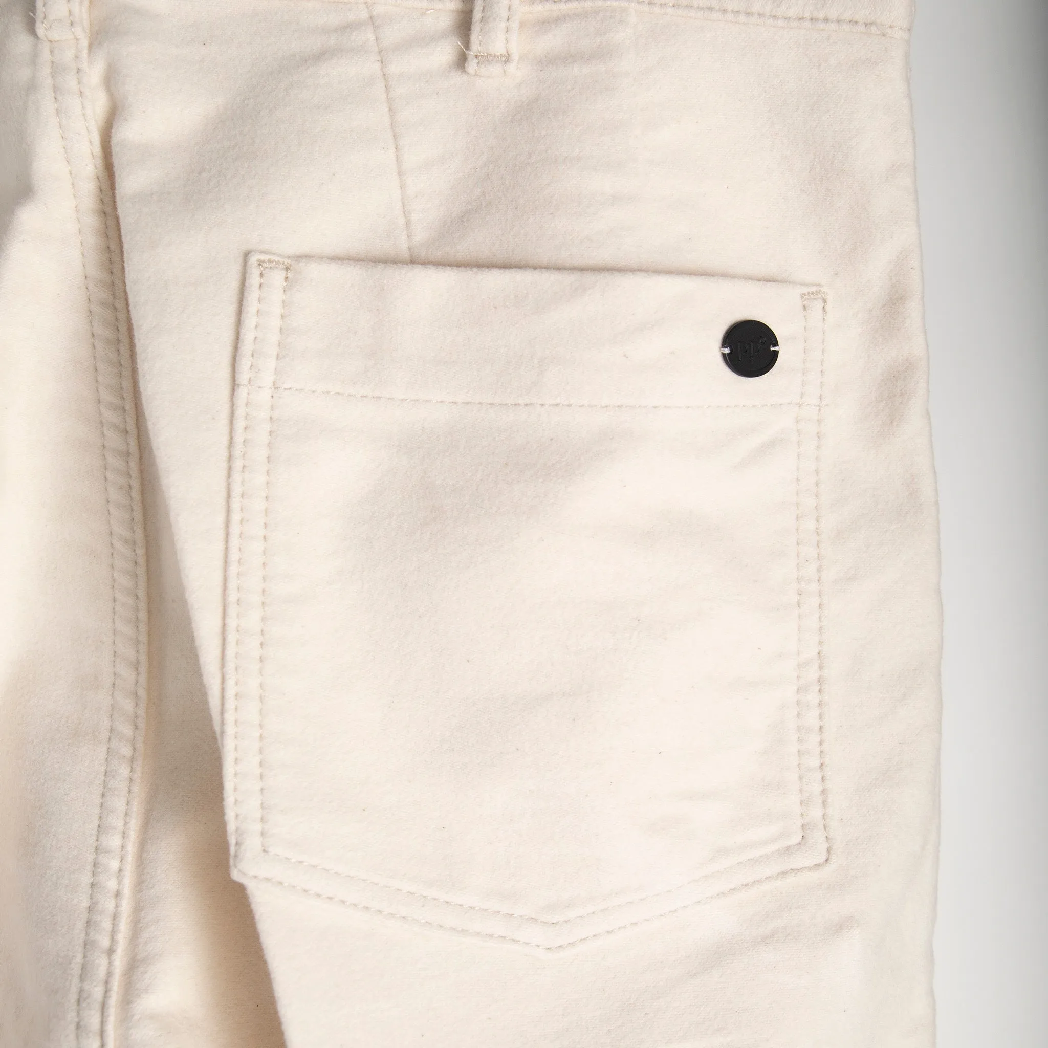 RR ITALY - MOLESKIN FATIGUE PANTS (NATURAL)