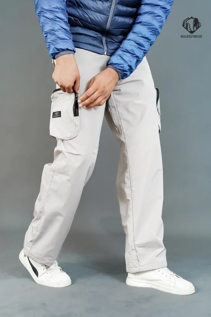 Style-U2 Edition Warm Winter Trekking Pant (Off-White)