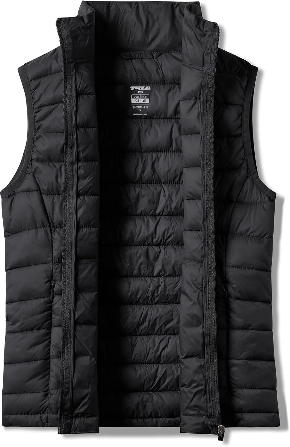 TSLA Women's Lightweight Packable Accent Puffer Jacket, Water-Resistant Winter Coat