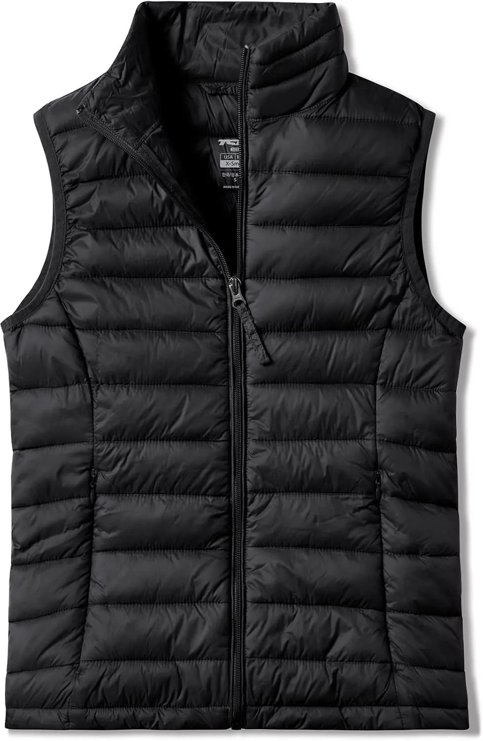 TSLA Women's Lightweight Packable Accent Puffer Jacket, Water-Resistant Winter Coat