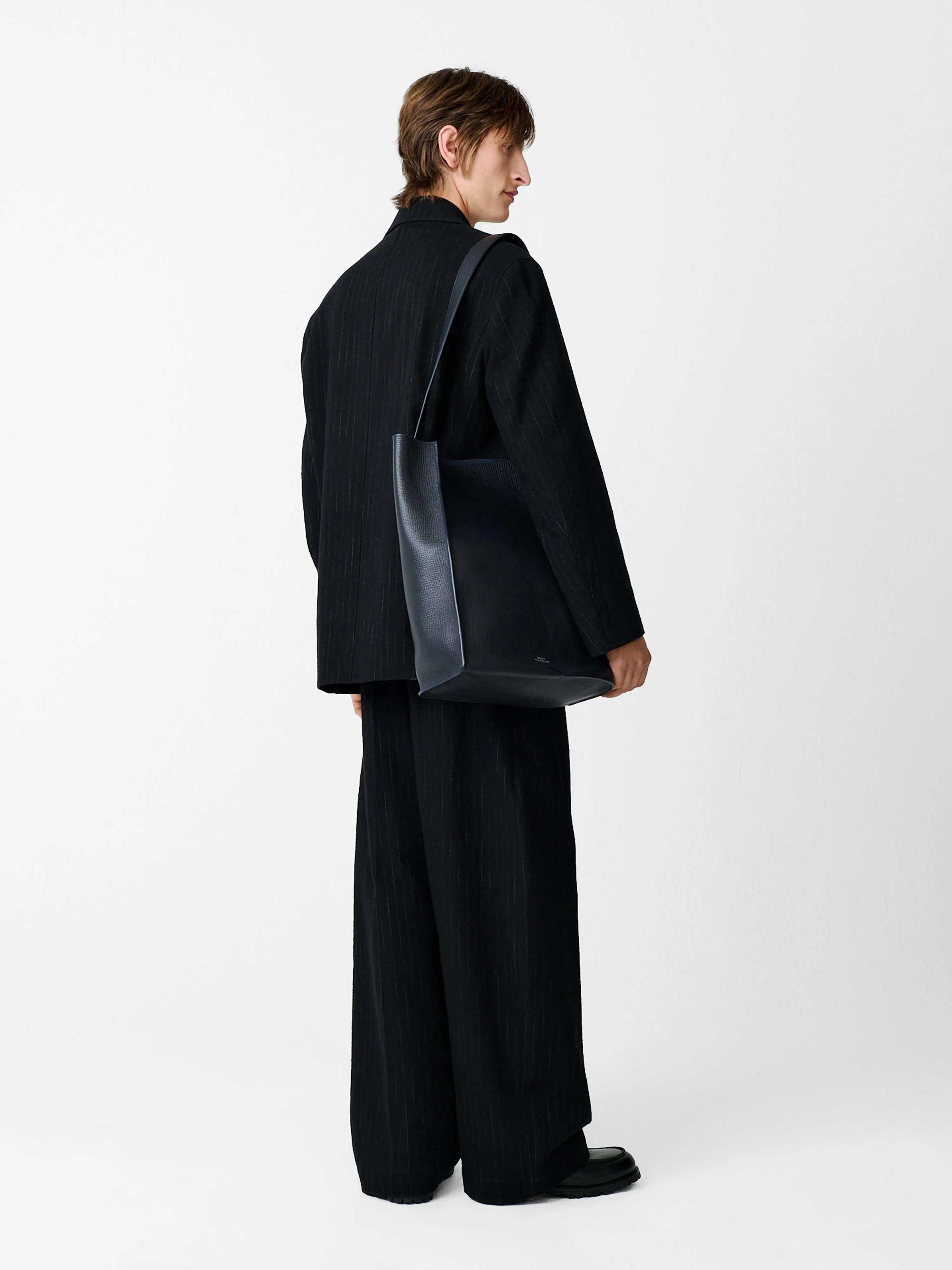 Vital Stripe Pant in Black
