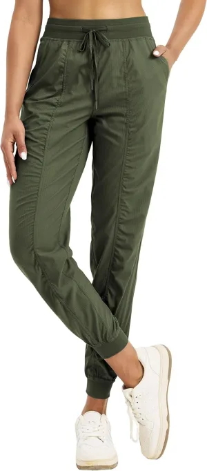 Willit Women's Workout Jogger Studio Track Athletic Pants Hiking Casual Pants with Pockets Lightweight