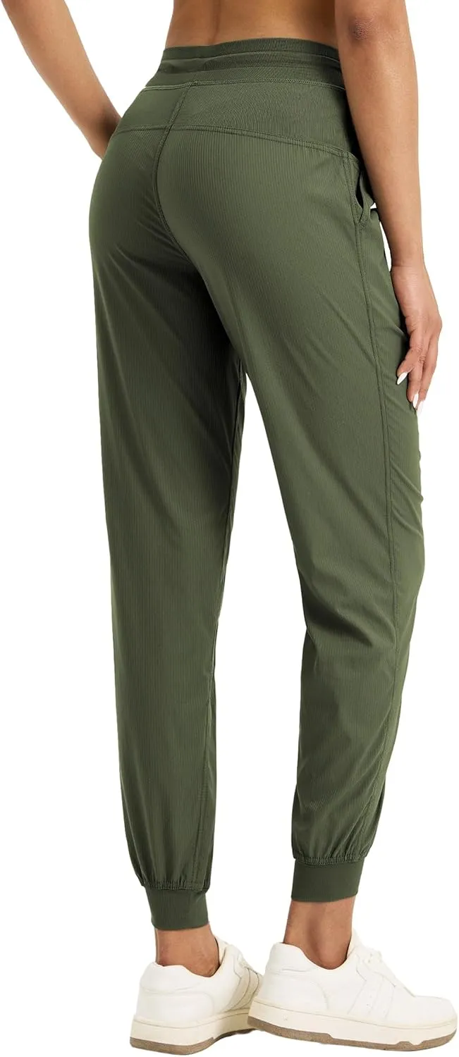 Willit Women's Workout Jogger Studio Track Athletic Pants Hiking Casual Pants with Pockets Lightweight